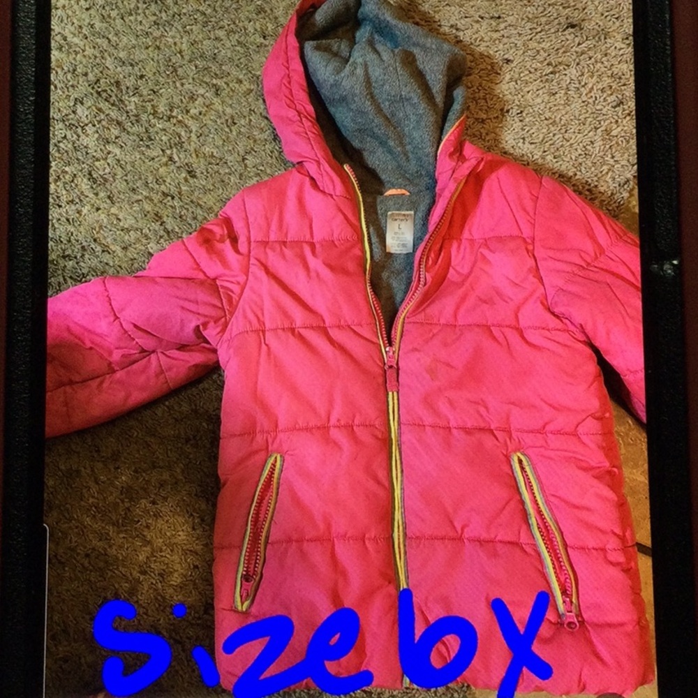Carter’s coat pink for little girl